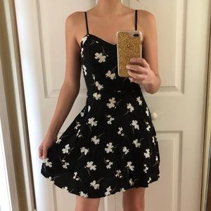 Black Floral Dress
